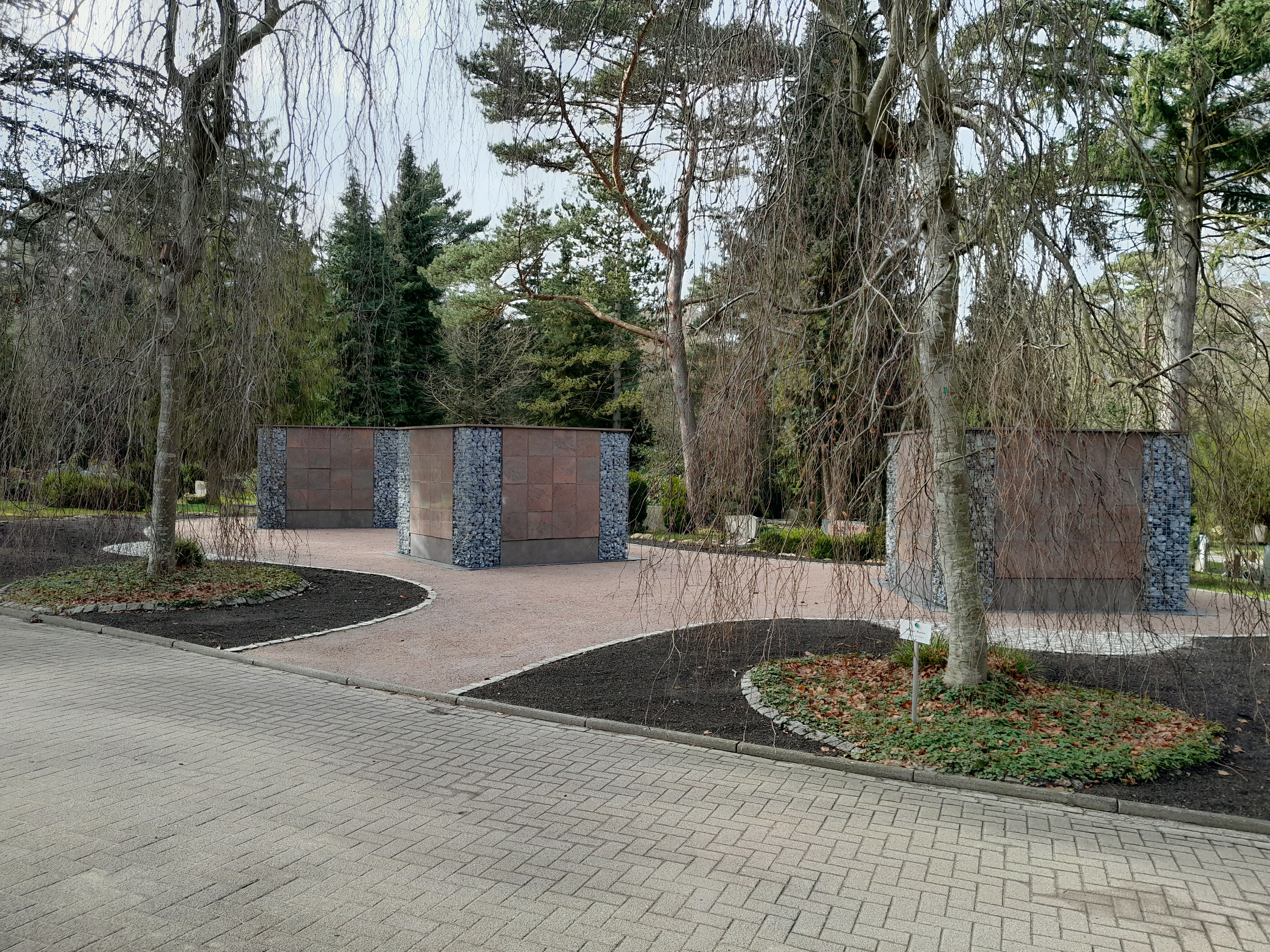 Neue Urnengrabstellen auf dem Waldfriedhof Buxtehude